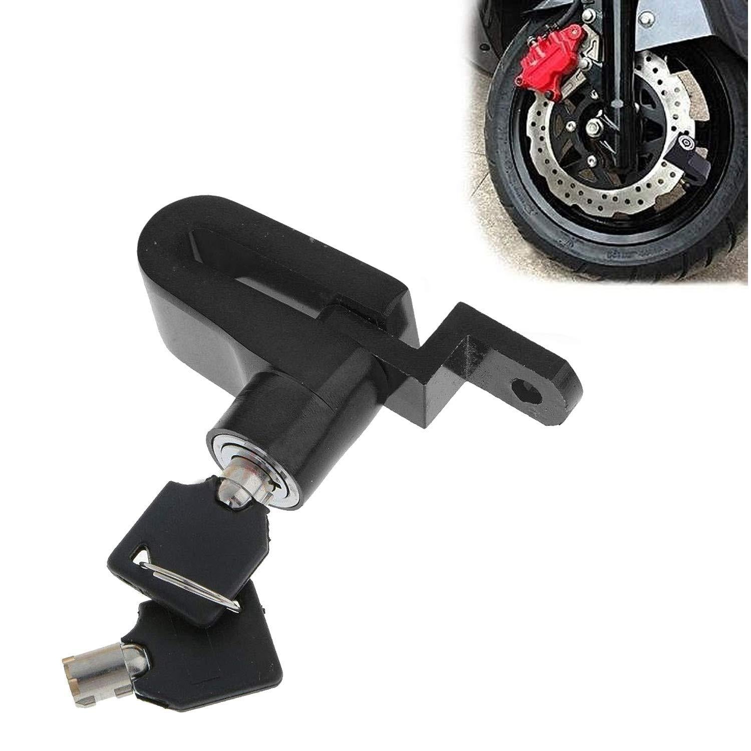 Mini Bicycle Motorcycle Disc Brake Lock (Assorted Colour)