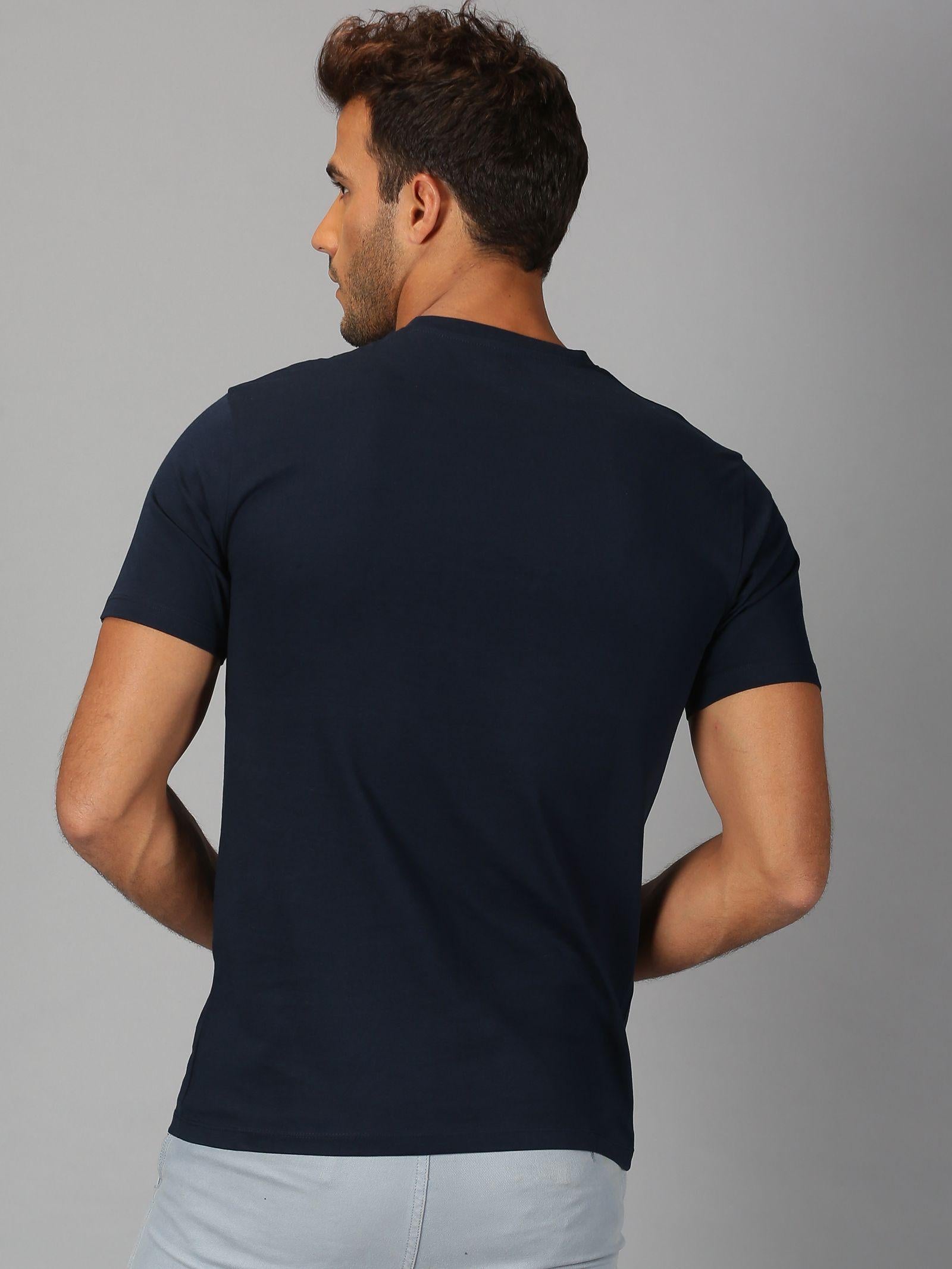 UrGear Cotton Graphics Half Sleeves Round Neck Mens T-Shirt