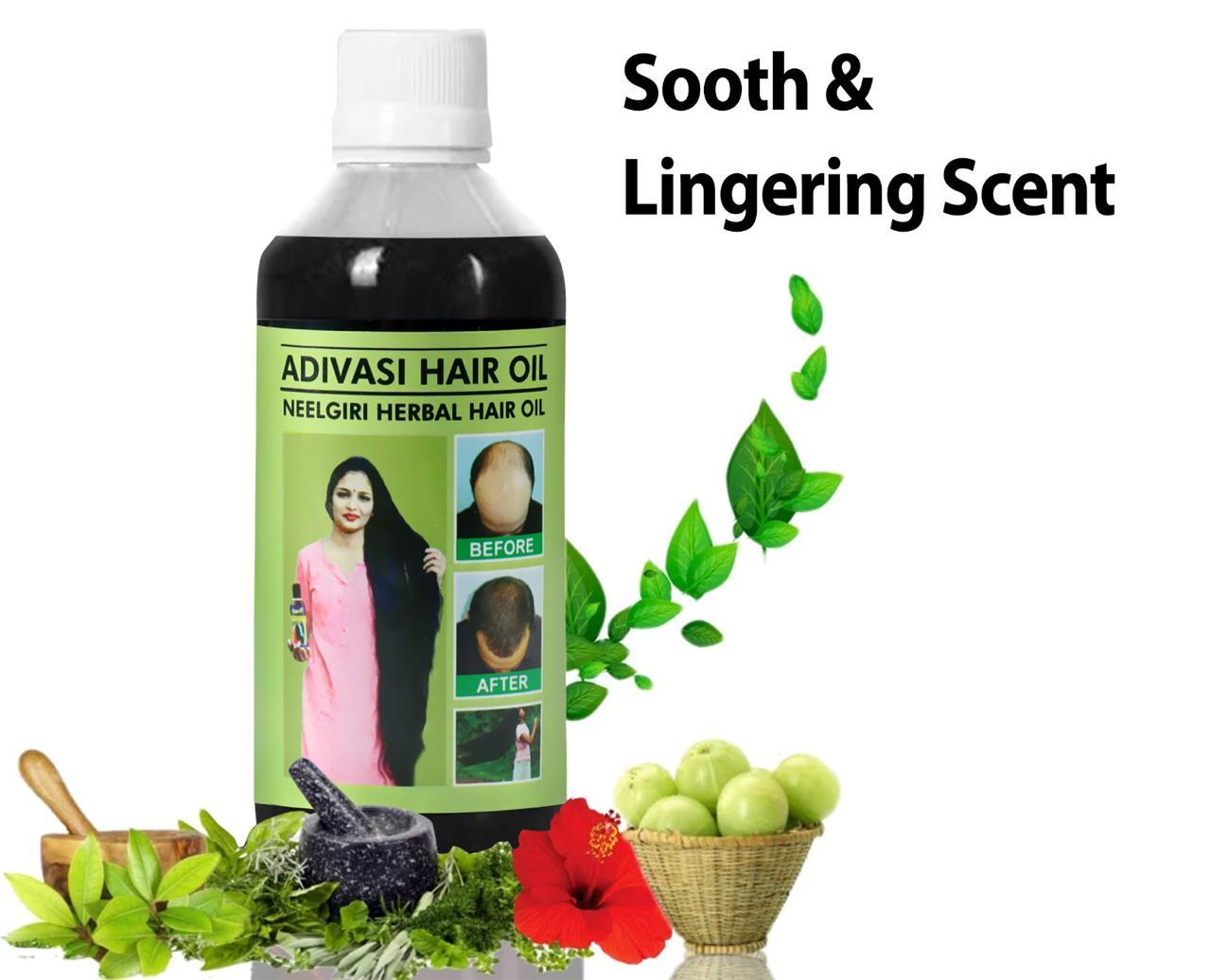Adivasi Neelgiri Herbal Hair Oil 125ML (Pack of 1)