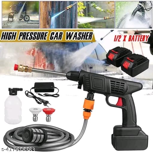 48V Cordless Water Sprayer Car Washer - High Pressure Washer Set